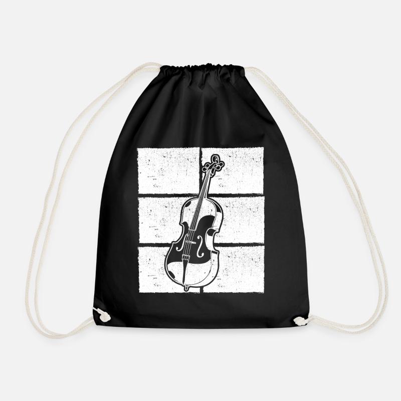 Cello Cellospieler Cellist - Turnbeutel - Schwarz