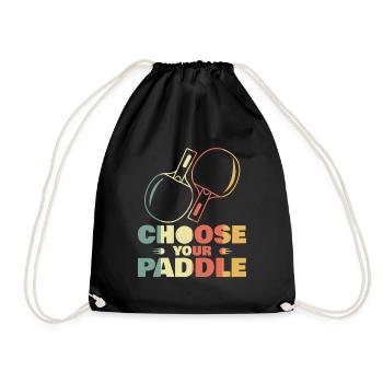 Pagaie - Sac de sport léger - noir - Devant