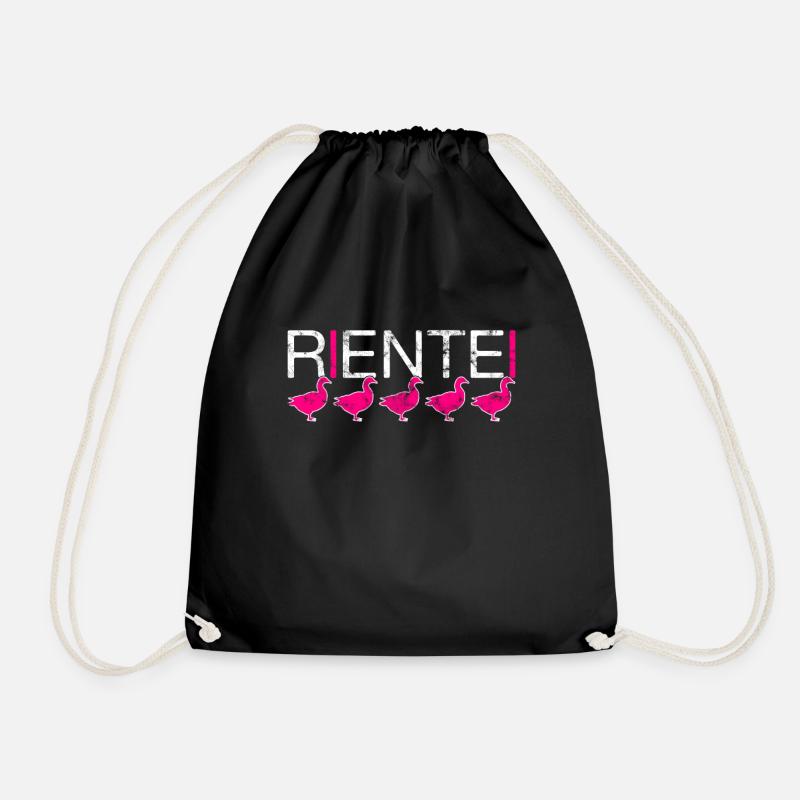 Rente - Turnbeutel - Schwarz
