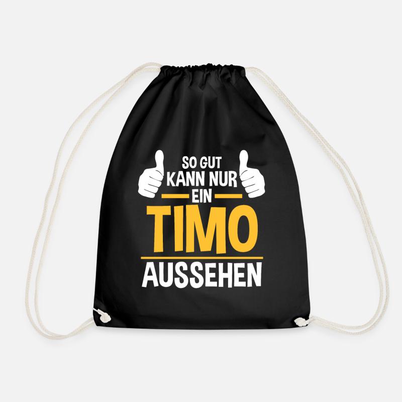 Timo - Turnbeutel - Schwarz