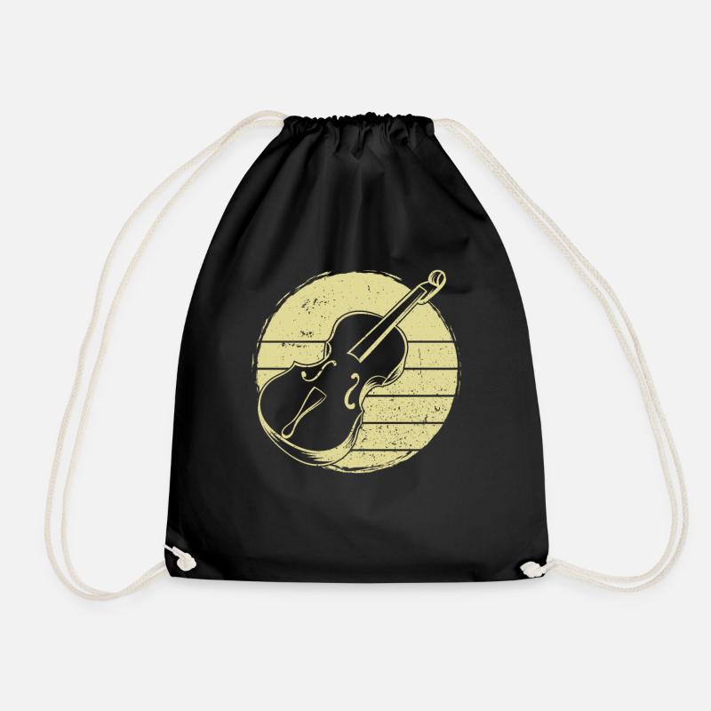 Cello Cellospieler Cellist - Turnbeutel - Schwarz