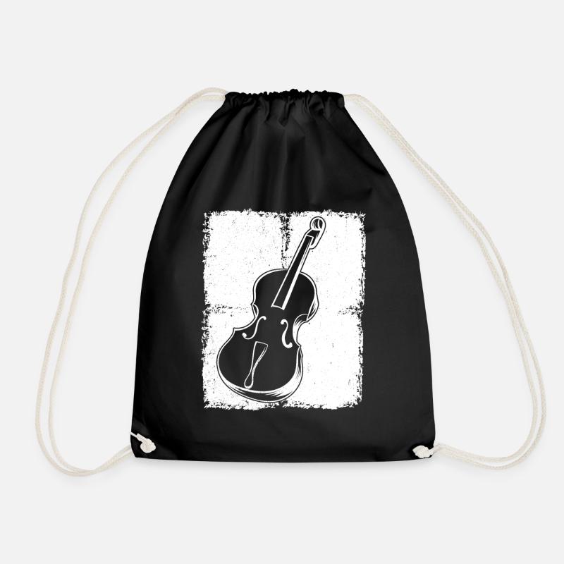 Cello Cellospieler Cellist - Turnbeutel - Schwarz