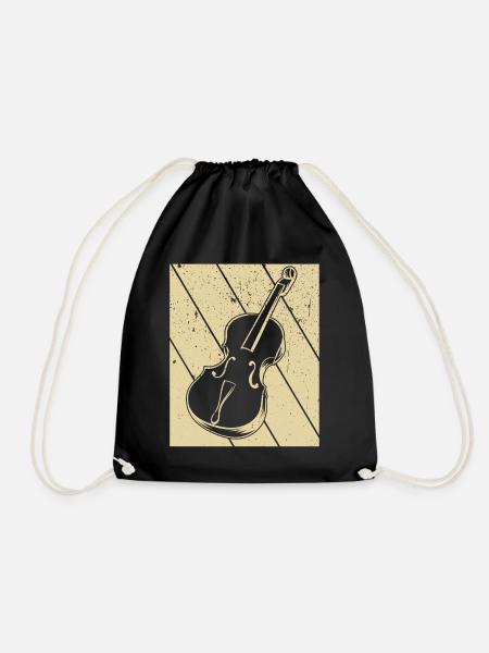 Cello Cellospieler Cellist - Turnbeutel - Schwarz