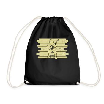 Banjo Banjo joueur Banjoïste - Sac de sport léger - noir - Devant