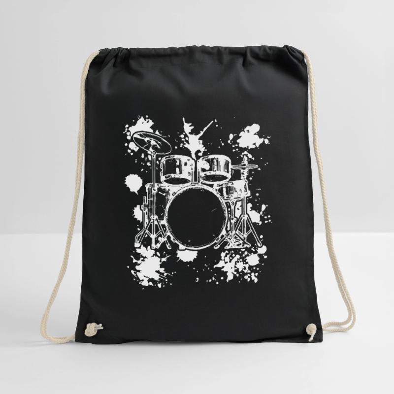 Drummer Drum Player - Drum Instruments Drum Set Drawstring Bag