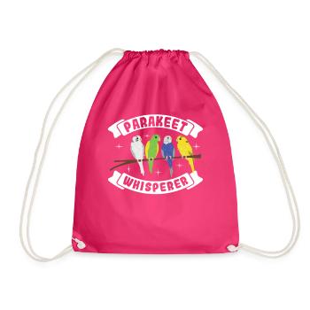 Sittich-flüsterer - Turnbeutel - Fuchsia - Vorne