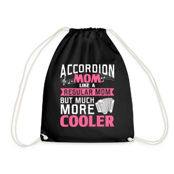 Accordéon Maman Polka Accordéon Squeeze Chest - Sac de sport léger - noir - Devant