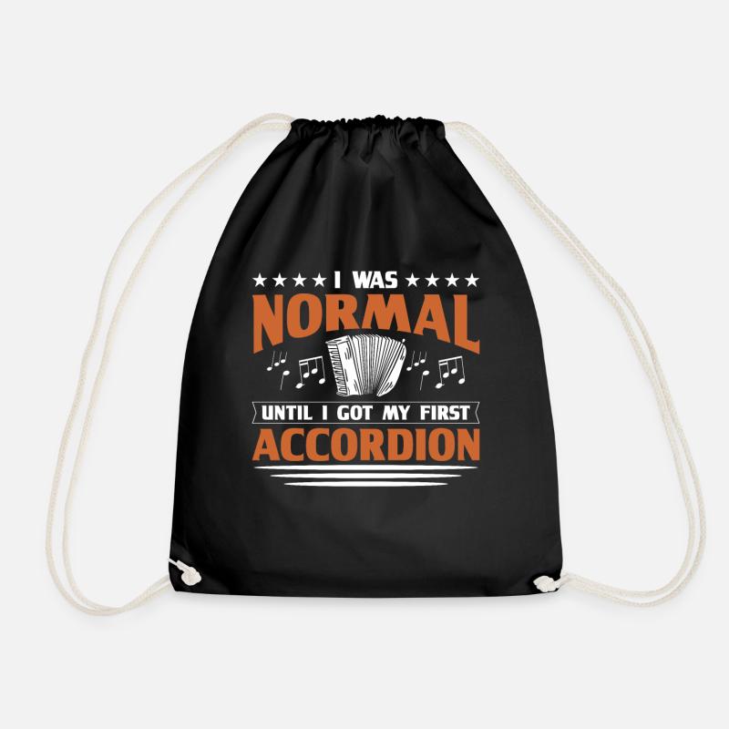 Accordéon Polka Accordéon Squeeze Box - Sac de sport léger - noir