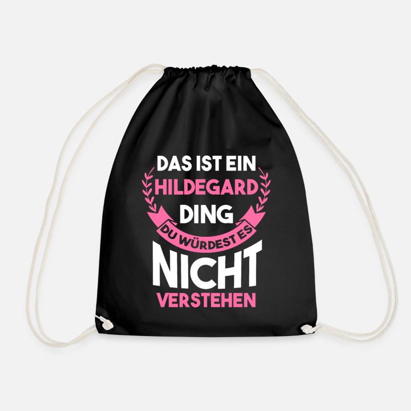 Hildegard - Turnbeutel - Schwarz