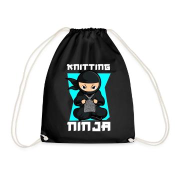 Tricot Tricot Ninja Tricot - Sac de sport léger - noir - Devant