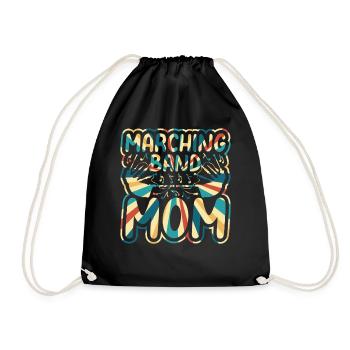 Marching Band Mom Bagpipe Instruments Cornemuse Cornemuse - Sac de sport léger - noir - Devant