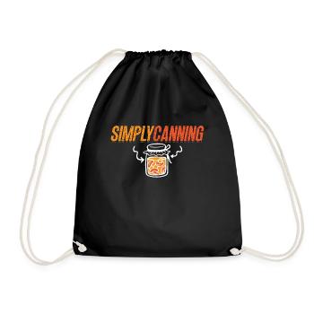 Canning Simply Canning Jam Maker Preserving Canner - Drawstring Bag - black - Front