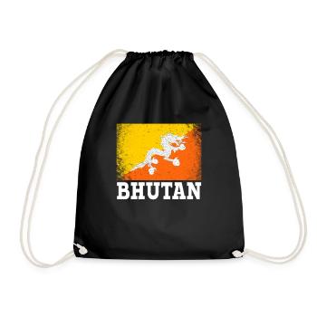 Bhoutan, bhoutanais bhoutan - Sac de sport léger - noir - Devant