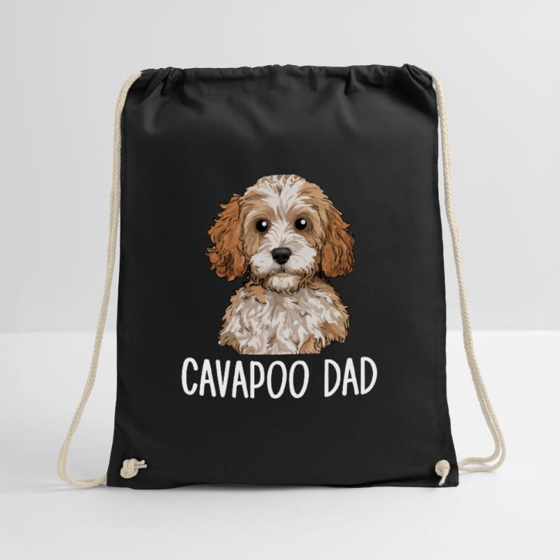 Cavapoo Dad, Cavapoo Drawstring Bag