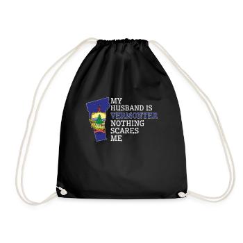Rien ne me fait peur Vermont mari Vermont - Sac de sport léger - noir - Devant