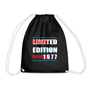 Limited Edition 1977 - Drawstring Bag - black - Front