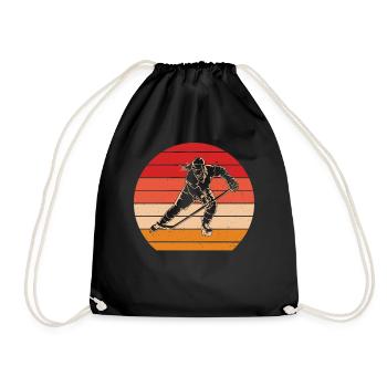 Tais-toi et emmène-moi jouer au hockey - Sac de sport léger - noir - Devant