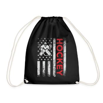 Tais-toi et emmène-moi jouer au hockey - Sac de sport léger - noir - Devant