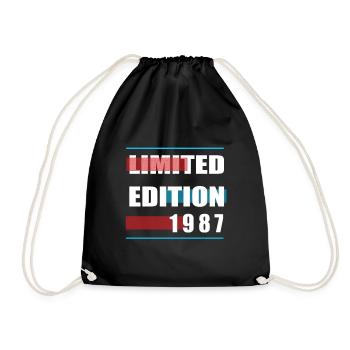 Limited Edition 1987 - Turnbeutel - Schwarz - Vorne