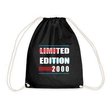 Limited Edition 2000 - Drawstring Bag - black - Front