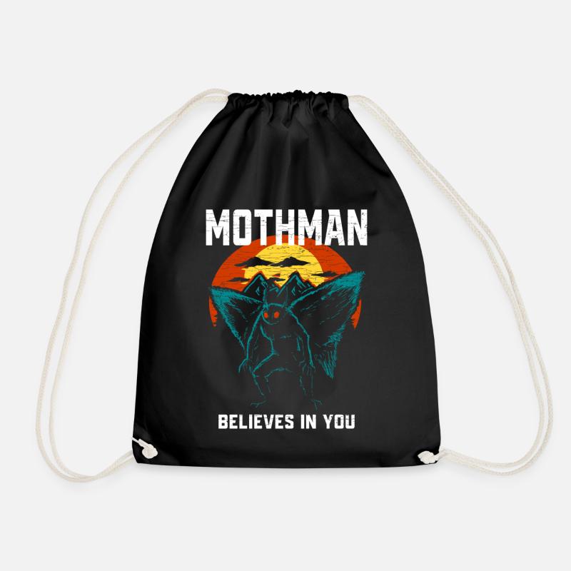 Mothman Kryptozoologie - Turnbeutel - Schwarz