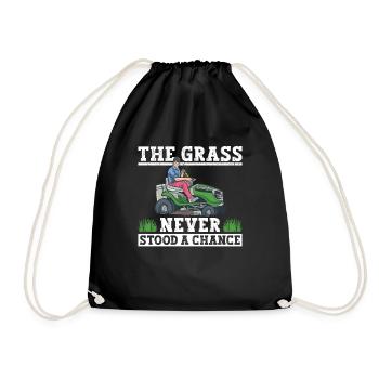 Tonte de pelouse Drôle de papa Fête des pères Tondeuse à gazon Pelouse - Sac de sport léger - noir - Devant