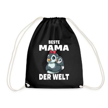 Beste Mama der Welt Muttertag Mutter - Turnbeutel - Schwarz - Vorne