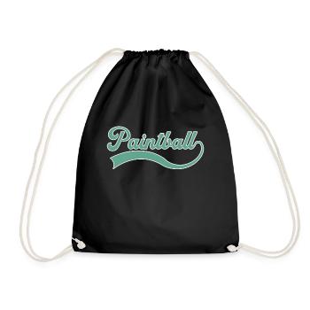 Lettrage de paintball - Sac de sport léger - noir - Devant