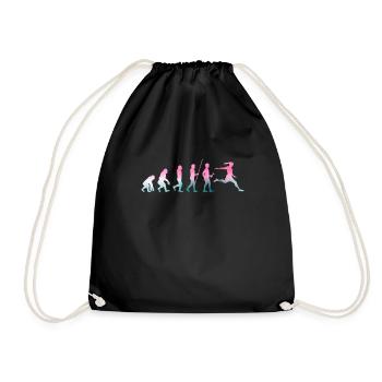 Soccer Tshirt Men Women Soccer Football - Drawstring Bag - black - Front