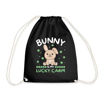 Le lapin est ma voiture porte-bonheur Clover St Patrick’s Day - Sac de sport léger - noir - Devant
