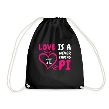 Pi Day Love Pi Symbol Math Number - Sac de sport léger - noir - Devant