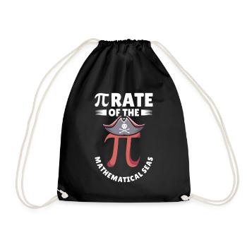 Pi Tag Pirate Mathématicien Pi Symbol Number - Sac de sport léger - noir - Devant