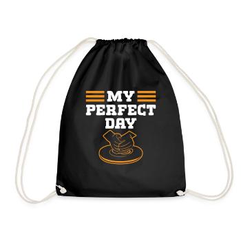 My perfect Day - Turnbeutel - Schwarz - Vorne