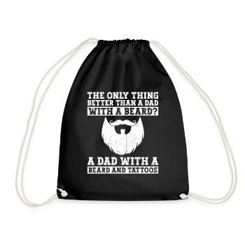 La seule chose meilleure qu’un barbu - Sac de sport léger - noir - Devant