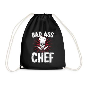 Bad Ass Chef - Sac de sport léger - noir - Devant