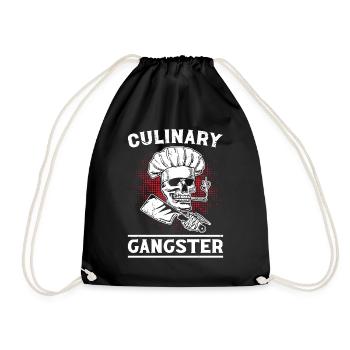 Chef saying - Turnbeutel - Schwarz - Vorne