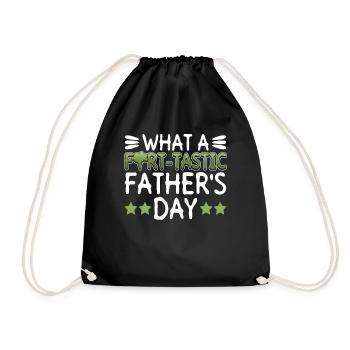 Quelle pet savoureuse fête des pères - - Sac de sport léger - noir - Devant