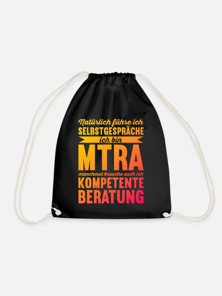 MTRA Radiologie Röntgen Radiologe MTA - Turnbeutel - Schwarz