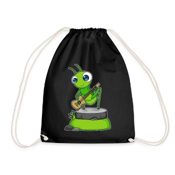 Caterpillar Musicien Guitare Musique - Sac de sport léger - noir - Devant