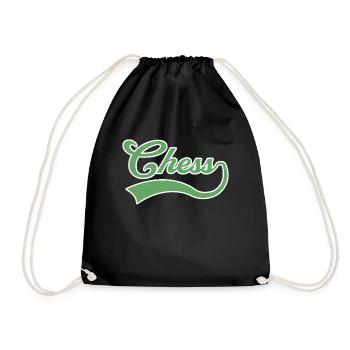 Lettrage d’échecs - Sac de sport léger - noir - Devant