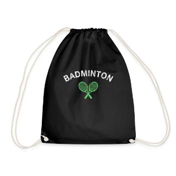 Badminton - Turnbeutel - Schwarz - Vorne
