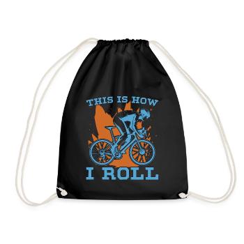 Vélo C’est comme ça que je roule Vélo de montagne Cycliste - Sac de sport léger - noir - Devant