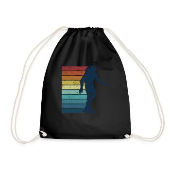 Goggles Diving Mask Diving Fins Diver Diver - Drawstring Bag - black - Front