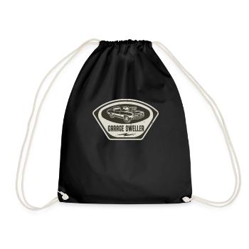 Garage Dweller Car Mechanic Car Lovers - Sac de sport léger - noir - Devant