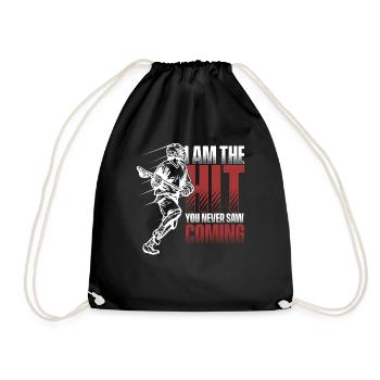Je suis le hit que tu n’as jamais vu venir Polocrosse - Sac de sport léger - noir - Devant