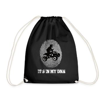 Quad c’est dans mon ADN - Sac de sport léger - noir - Devant