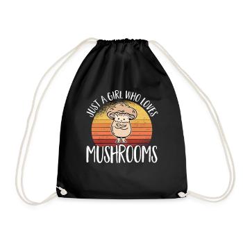 Cueilleur de champignons Chasseurs de champignons Amateurs de champignons Champignons Ferme de champignons - Sac de sport léger - noir - Devant