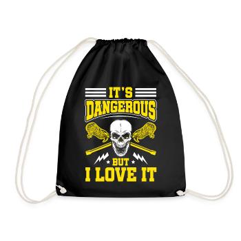 Lacrosse LAX Club Team Players Coaches Fans Coach - Sac de sport léger - noir - Devant