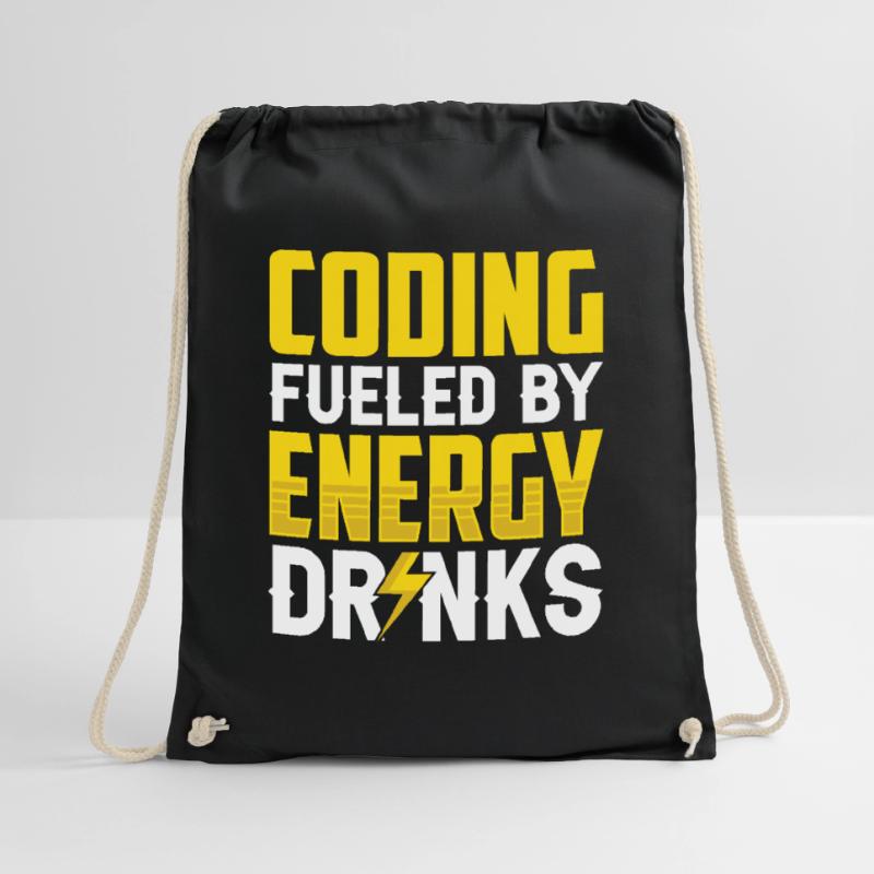 Programmieren Mit Energydrinks Coding Code Coder Turnbeutel