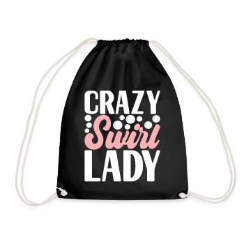 Soap maker soap making - Drawstring Bag - black - Front